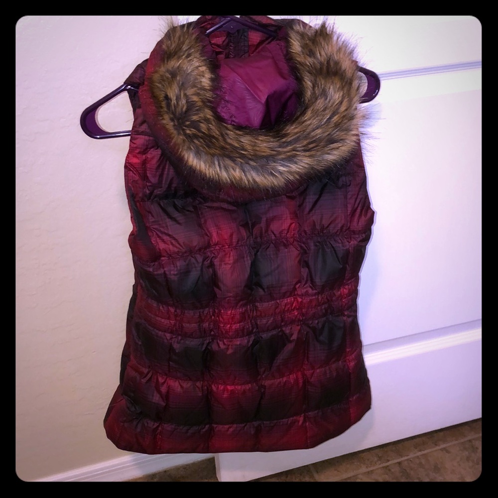 Eddie Bauer Yukon Classic Down Vest Plaid